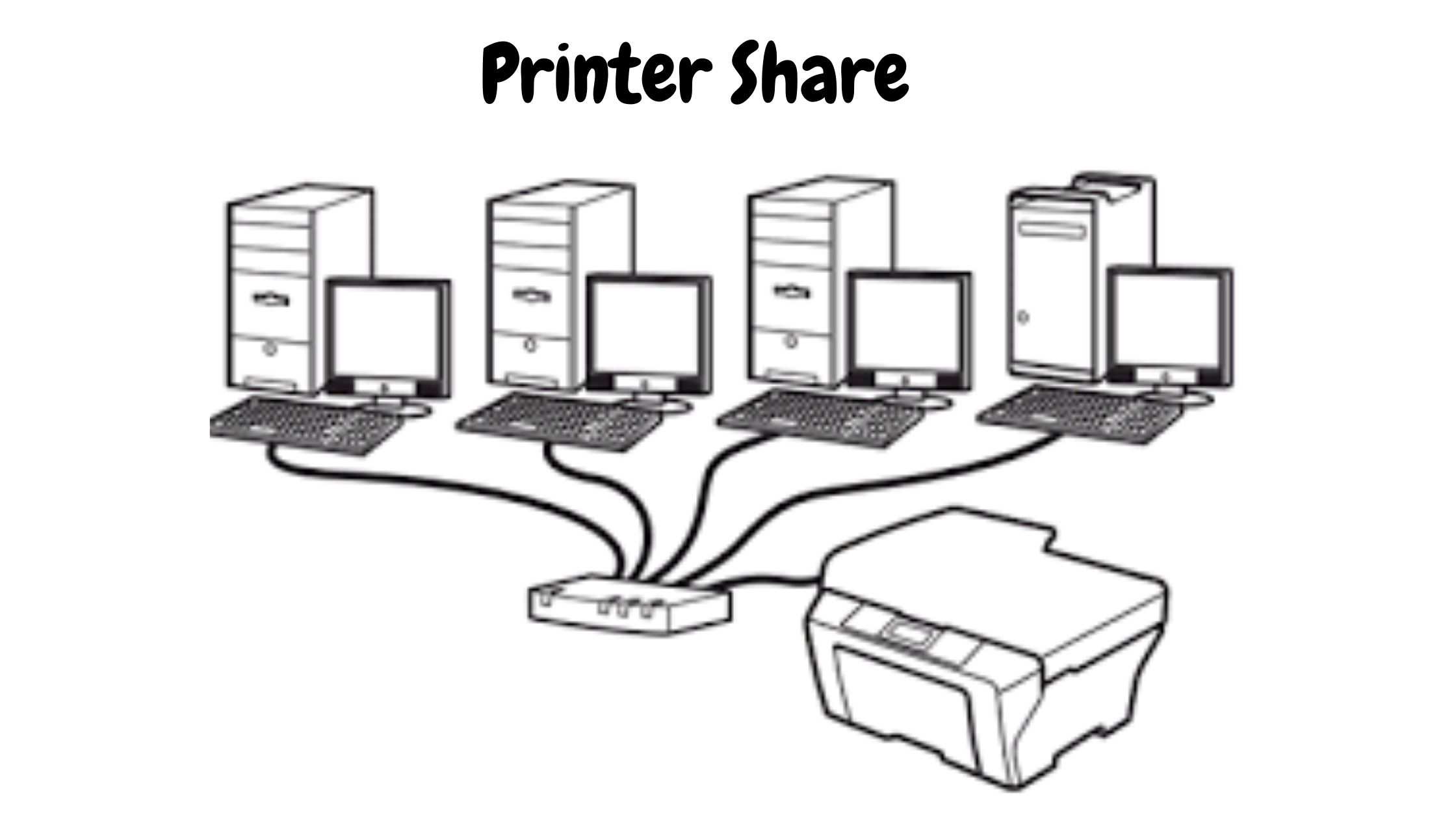 Printer को शेयर में कैसे करते है